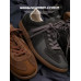 2024 New Versatile Flat Sports Leisure Sneakers Retro Forrest Gump Shoes Blue Gray