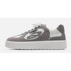 Men's summer thin breathable height-increasing platform casual sneakers grey