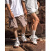 New summer outdoor hiking shoes, versatile old dirty casual dad shoes for women white brown