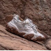 New summer outdoor hiking shoes, versatile old dirty casual dad shoes for women white brown
